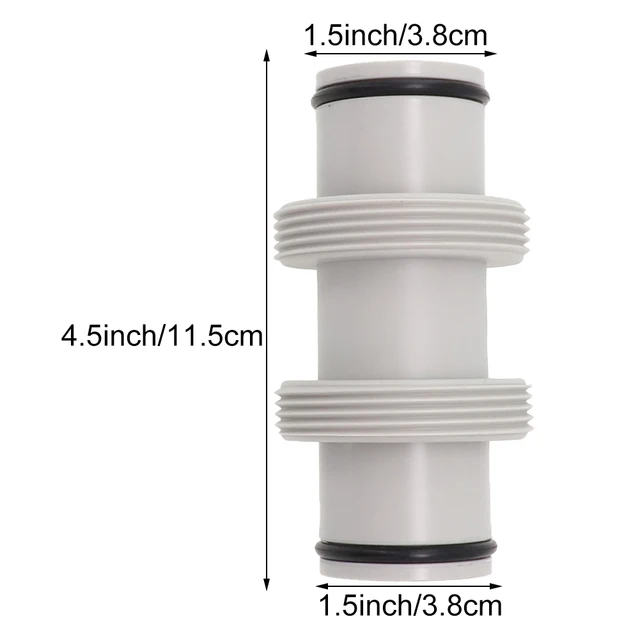 1/2Db Tömlőhosszabbító Adapter Az Intex Osztott Tömlő Dugattyúhoz 1,5 Hüvelyk - Hüvelykes Fürdőkád Úszómedence Egyenes Csatlakozó - Image 6