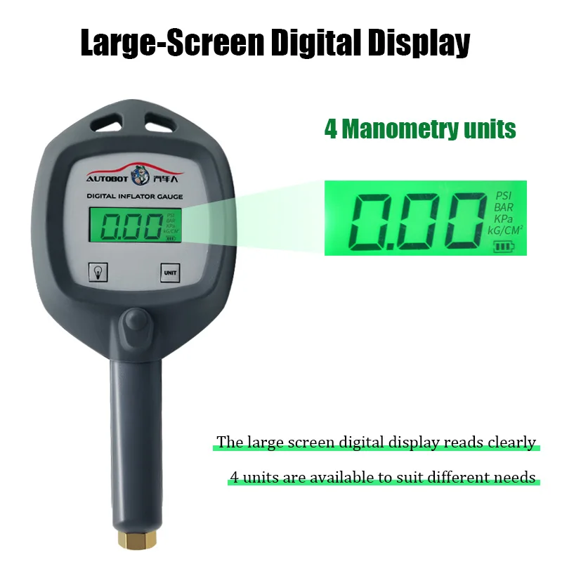 Car Tire Pressure Gauge Air Inflator Digital LCD Display Monitoring Vehicle Tester Universal Car Truck Tire Manometro AMR 2