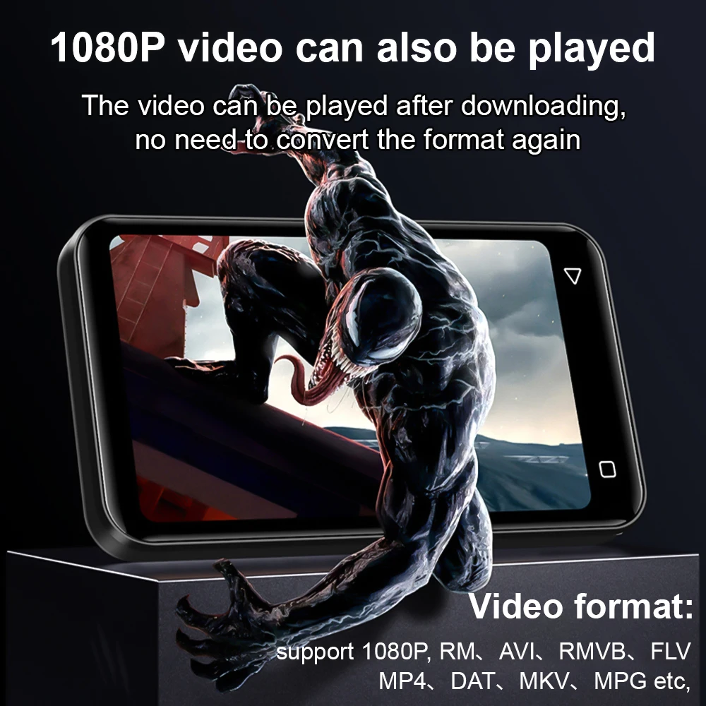 3.6 inch WiFi MP3 Player Bluetooth 5.0 MP4 Player Android 8.1 with Spotify Pandora Android Streaming Music