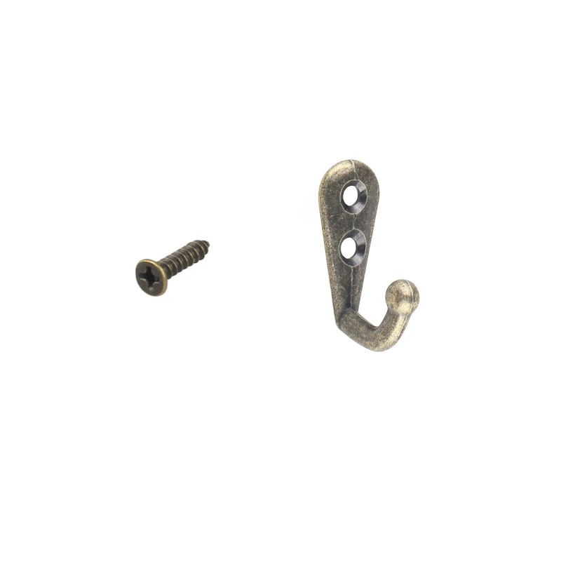 

601 New Chinese Style Home Decoration Antique Clothes Hook Hanging Clothes Single Hook Alloy Hanging Clothes Hook Accessories