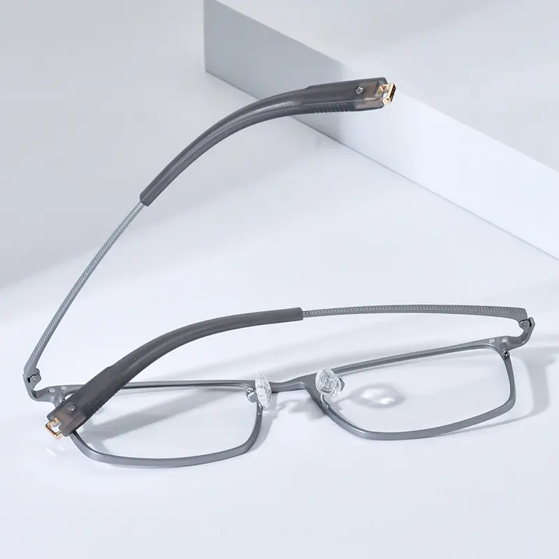 FONEX Titanium Glasses Frame Men Square Magnet Clip Eyeglasses with 3D & Night Vision & Polarized Lens Japanese Eyewear 85760 - Image 3