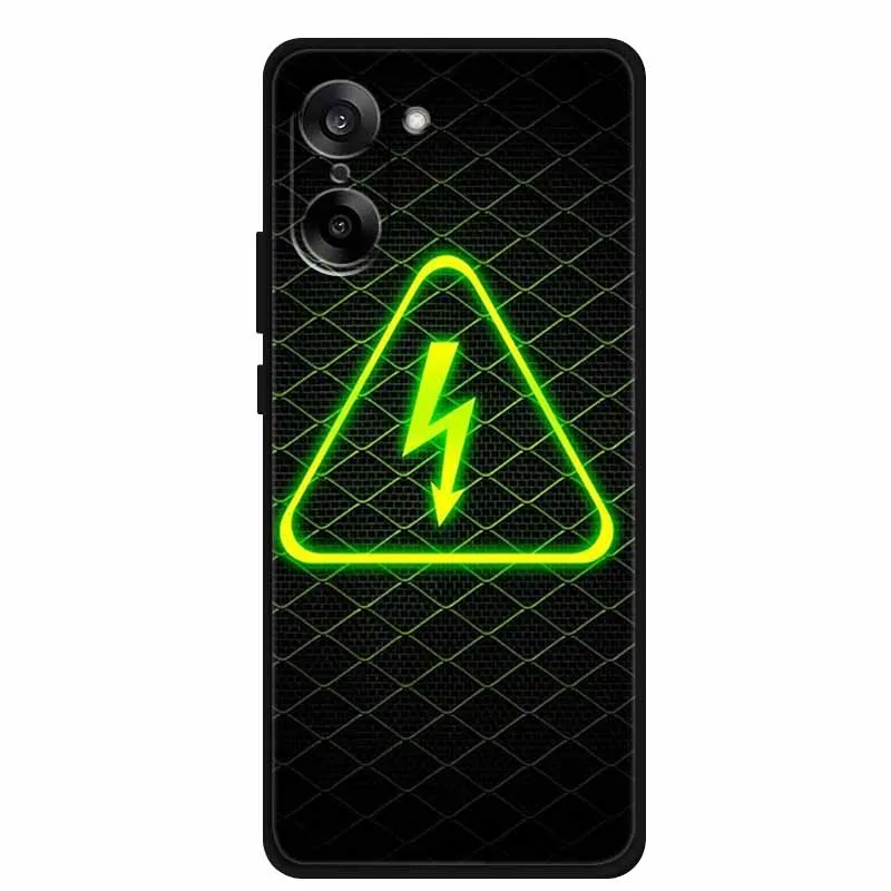 Sleek Black Soft Silicone Shockproof Phone Case
