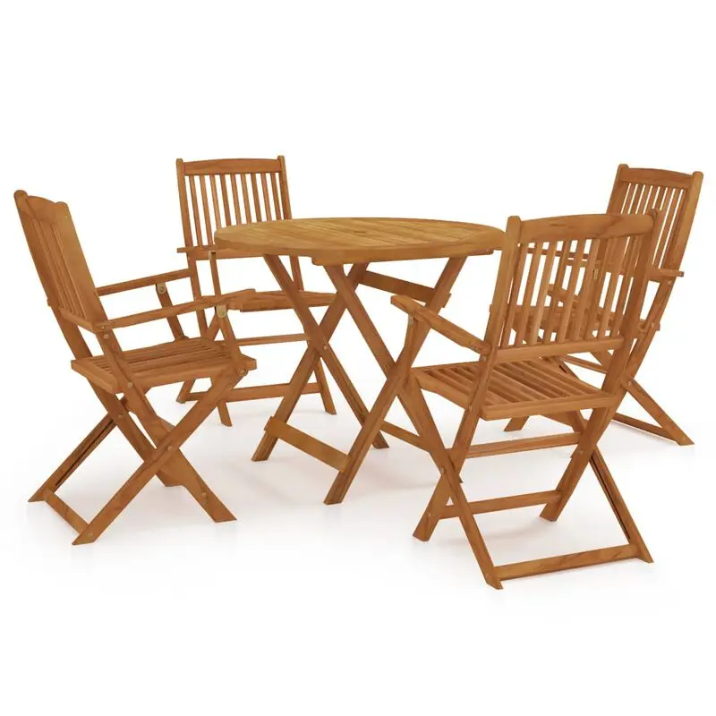 vidaXL Folding Garden Dining Set Outdoor Patio Furniture Set Solid Acacia Wood AliExpress