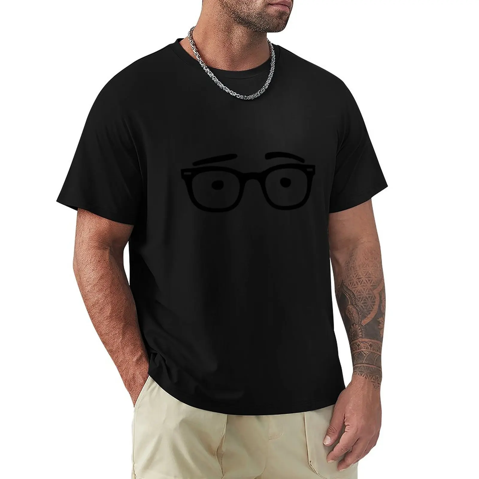 T-Shirt Woody Allen T-Shirt Grafica T-Shirt Manica Corta T-Shirt Tinta Unita T-Shirt Gatto T-Shirt Uomo