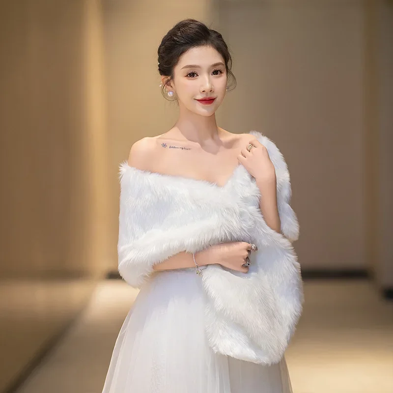 navy blue dress for baby girl Beautiful Winter Wedding with Fur Shawls from Sissily Designs Click here to  get prefer for your winter wedding this year! Photographer:  @laurenpippinphoto #fur #furshawl #fur #winterwedding #christmas  #weddinginspiration #weddingplanner #snow main image 0