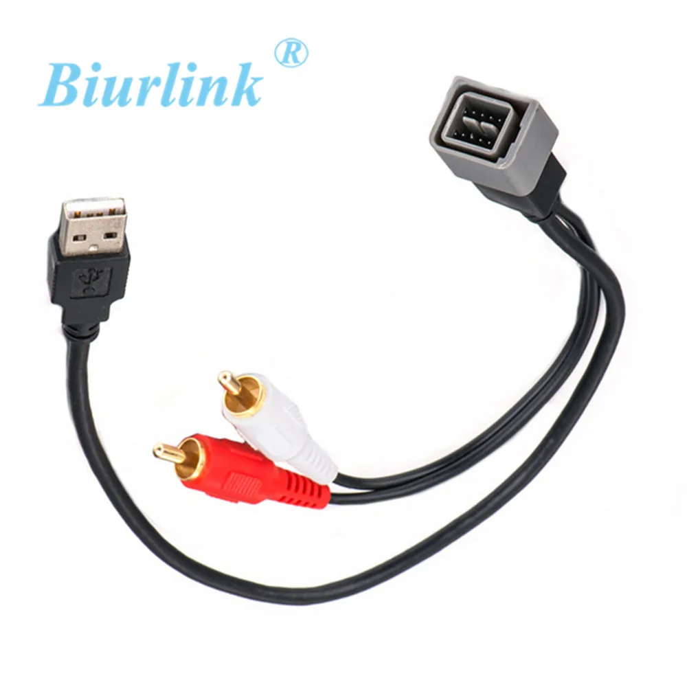 Biurlink Adaptador USB Radio de coche, Cable de retención de entrada de puerto USB para Nissan|car radio usb adapter|input cableusb cable for car AliExpress
