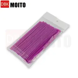 Colorful Universal Spoke Skins for Motocross and Bicycle Wheels - Decorative Trim Covers, 17CM - Multi - Color Set (PURPLE)