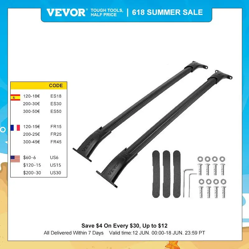 Vevor Roof Racks For Chevrolet Suburban/ Gmc Yukon/ Cadillac Escalade