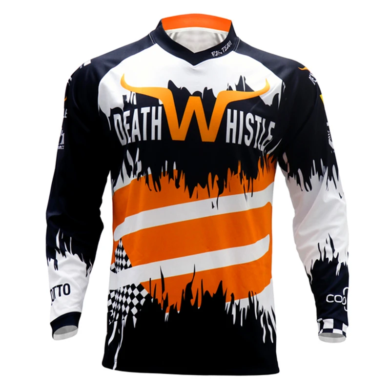 thumbnail image 1 of Camiseta de ciclismo de manga larga para hombre, para exteriores, de verano, color azul oscuro, para ciclismo de montaña o carretera, 1 of 5