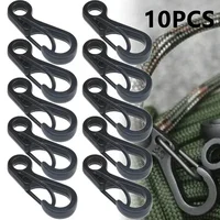 10Pcs/lot Mini Carabiner  Gear Hooks Key Chain Camping EDC Survival Climbing SF Spring Backpack Clasps Keychain 1