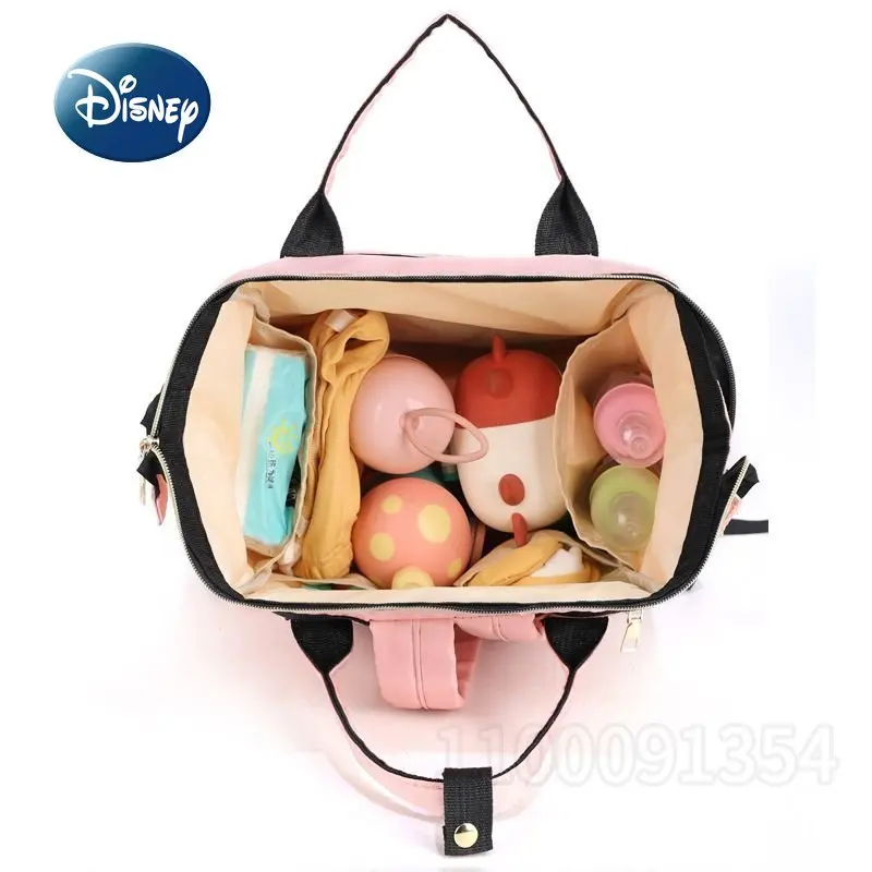 Disney Mickey New Diaper Bag Backpack Luxury Brand Diaper Bag Backpack High Capacity High Quality Cartoon Fashion Baby Bag 6