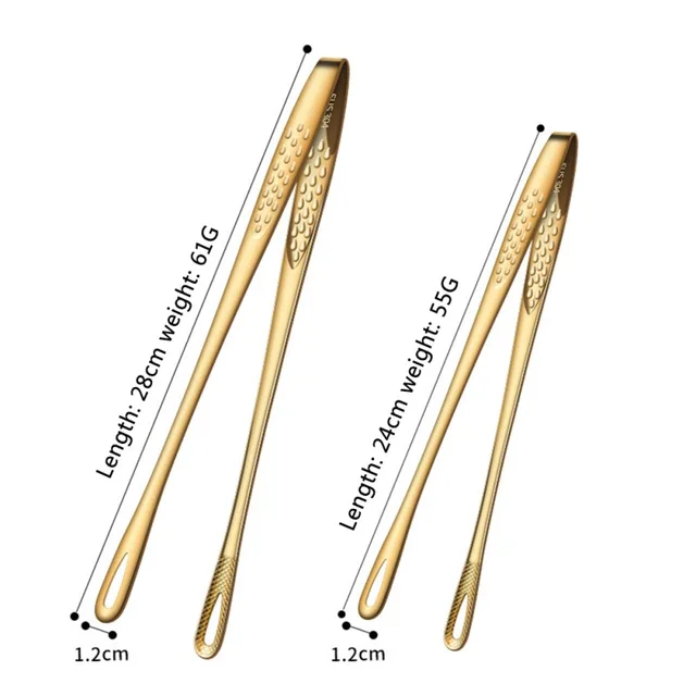 Rozsdamentes Acélból Származó Bbq Fogók Barbecue Grill Ételek Clip Ice Tong Mase Salad Kereskedelem Konyha Kiegészítők Eszközök Az Étkezőhöz - Image 6