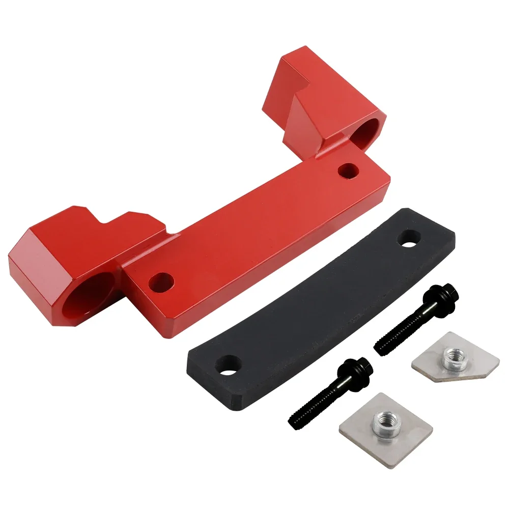 Rear Differential Brace Anodized Red Billet Aluminum For 2015-Challenger Charger Hellcat