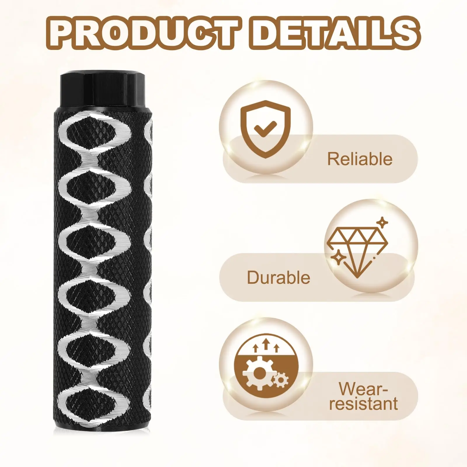 DOMEN Bike Anti-Skid Pegs Fahrrad Pedal Aluminium Legierung Blei Fußrasten Für MTB BMX Bike Fit 3/8'' achse Fußstütze Fahrrad Zubehör – Detail 3