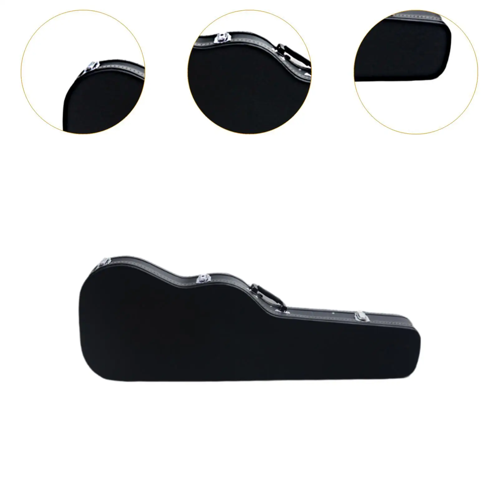 Electric Bass Guitar Bag Thick Padding Guitar Travel Case PU Leather Carrying Bag Gig for Accessories Bass Electric