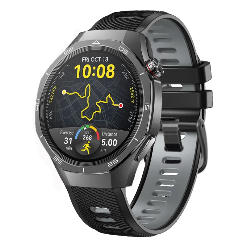 Premium 46mm Silicone Strap - Versatile Wristband Belt