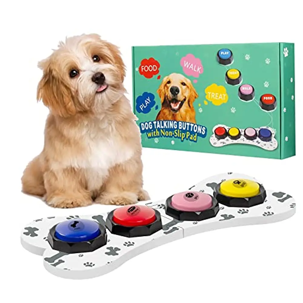 Voice Recording Button Pet Toys Dog Buttons for Communication Pet