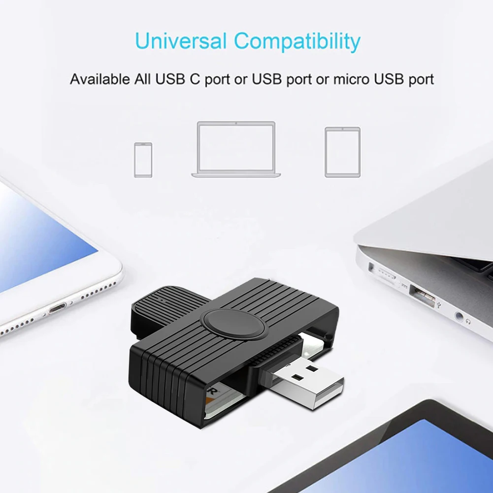 Compact Flash Card Adapter Laptop Multi Card Reader USB 2.0 Smart Card