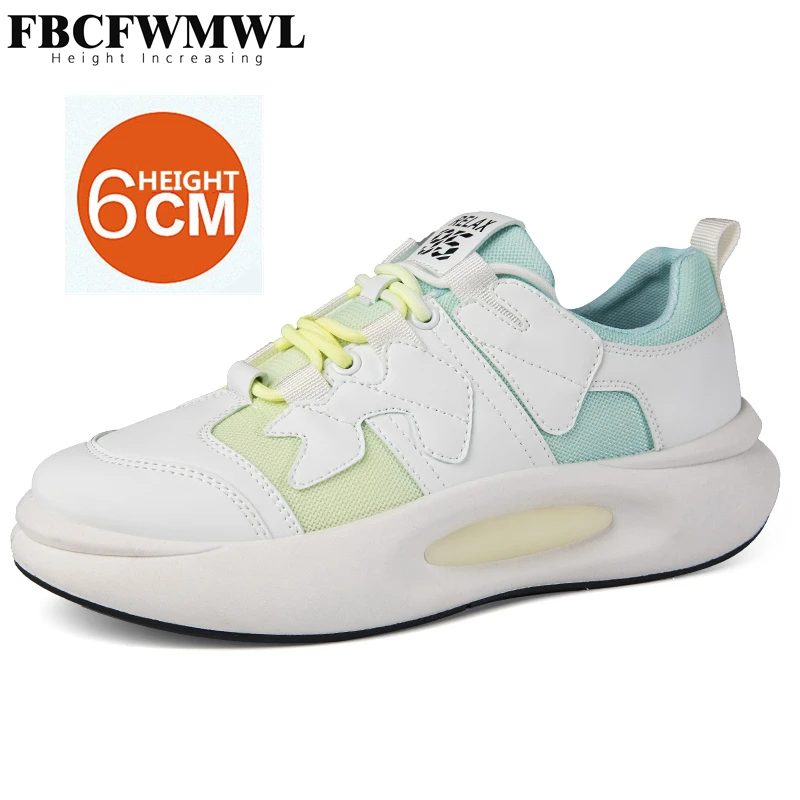 New Fashion Scarpe Per Aumentare L'Altezza Per Uomo Sneakers Tenis Scarpe Da Corsa Casual Traspiranti Da Passeggio Spesse Sloe Zapatillas Hombre
