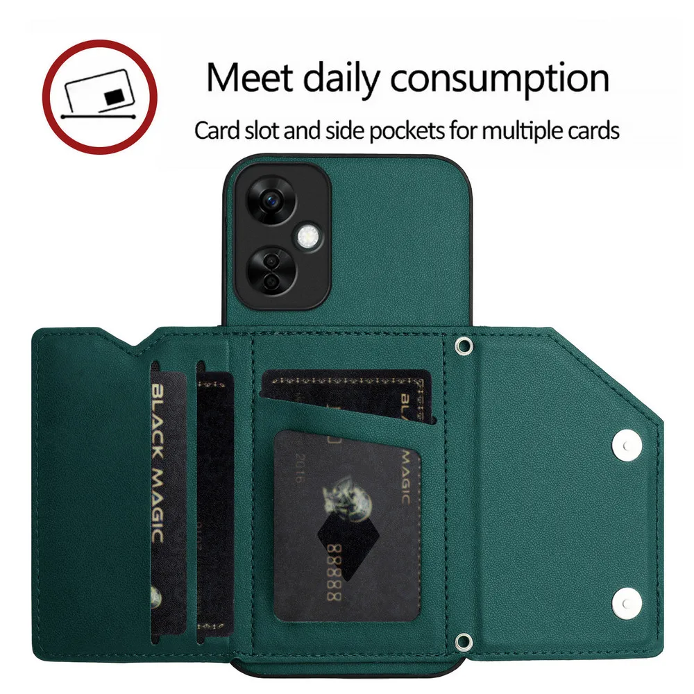 For Oneplus Nord CE 3 Lite 5G Luxury Case Leather Card Back Cover For OnePlus CE 4 Lite Case One Plus Nord 4 CE4 N30 SE Funda 4