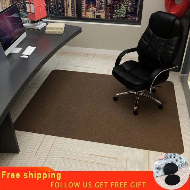 Alfombrilla autoadhesiva para silla de escritorio, alfombra para el hogar y  la Oficina, Protector de arañazos de suelo, Protector antideslizante  duradero, alfombrillas para silla, decoración