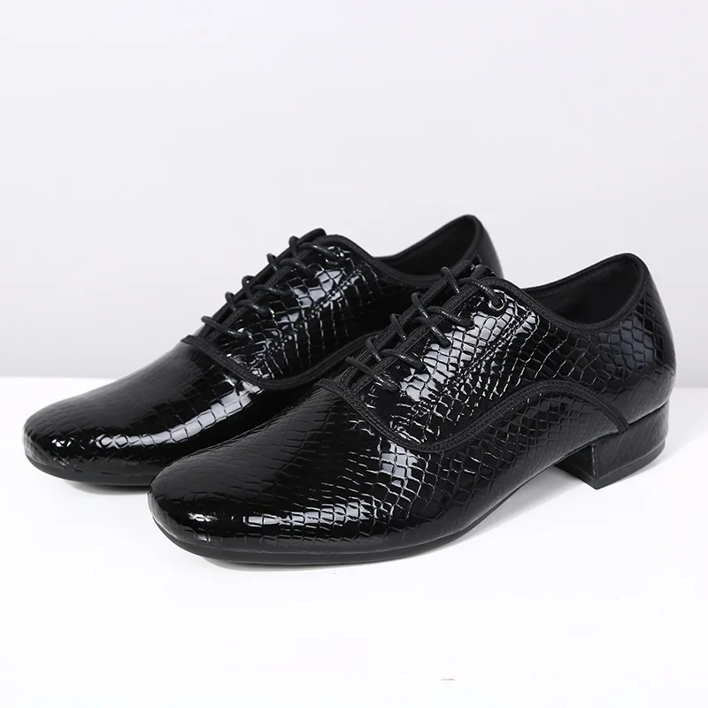 Brand New Latin Dance Shoes Men Modern Ballroom Tango Man Dance Shoes Black Color Teacher Shoes Salsa Practise