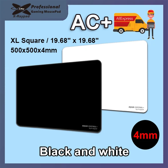 600x400x4mm XL Extended Xraypad Aqua Control 2 Gaming Mouse Pads Black Or  White Version AC2 Desk Mat Locking Edge for CS GO LOL - AliExpress