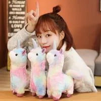 37cm Kawaii Small Alpaca Unicorn Plush Toy Cartoon Stuffed Animal New Soft Sheep Doll Home Decor Kid Girl Gift 2