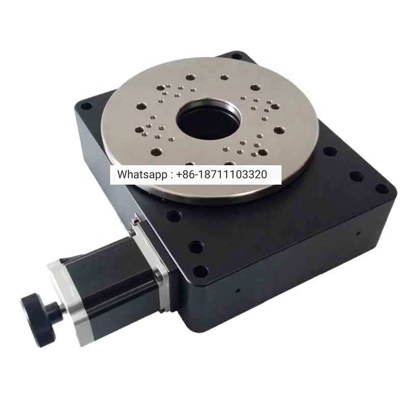 

BGD204 high precision electric stepper motor 360 degree rotary table worm gear dividing CNC indexing turntable system