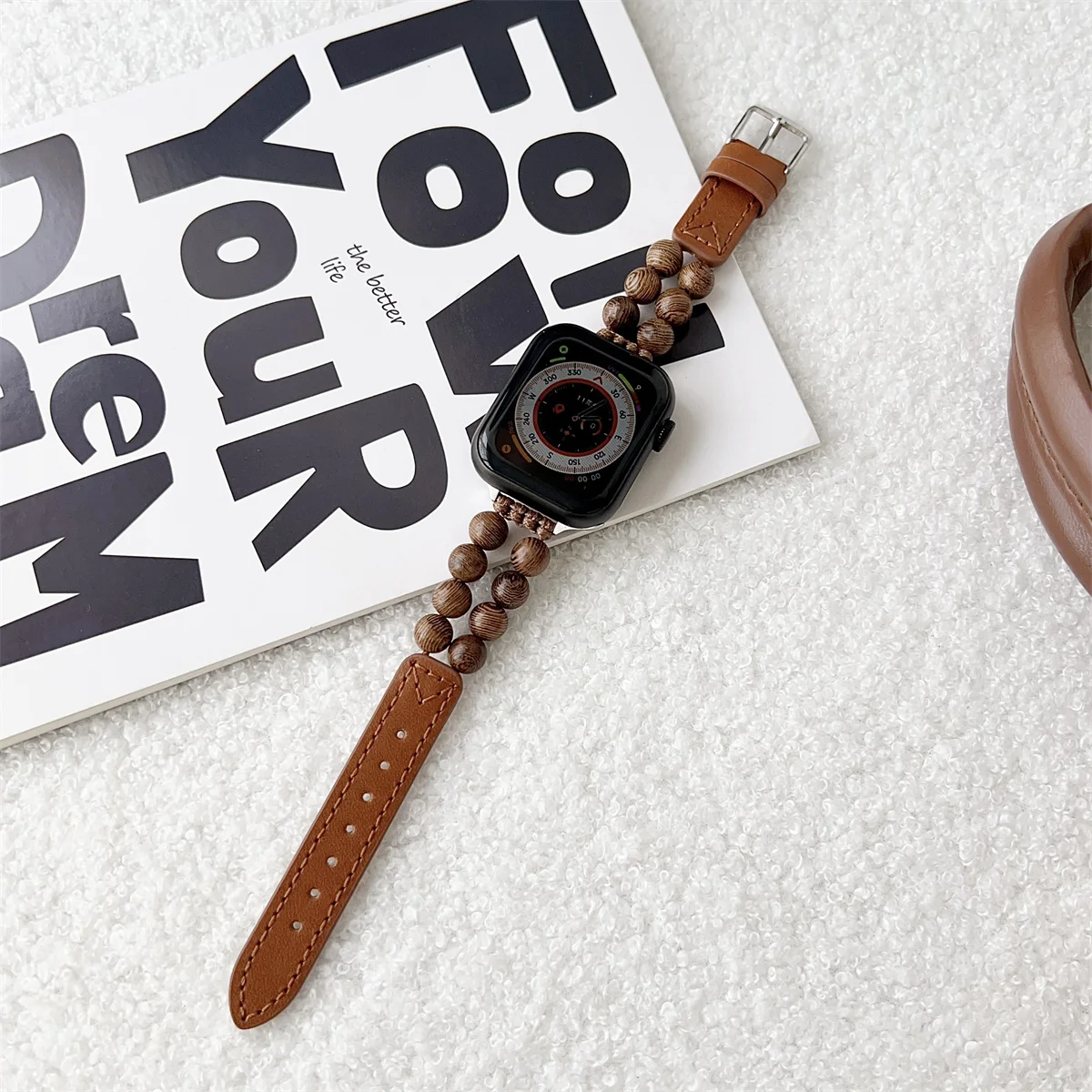 Smartwatch Band For Apple Watch Leather Strap Elegant Design_voghion.com