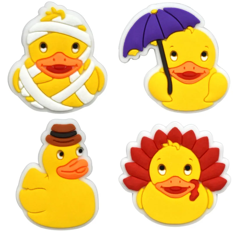 Whimsical Duck Shoe Charms for Clogs and Accessories