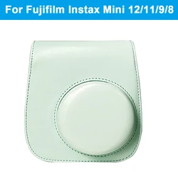 Vintage-Style PU Leather Camera Bag Case - Scratchproof Protective Shell Pouch (Green)