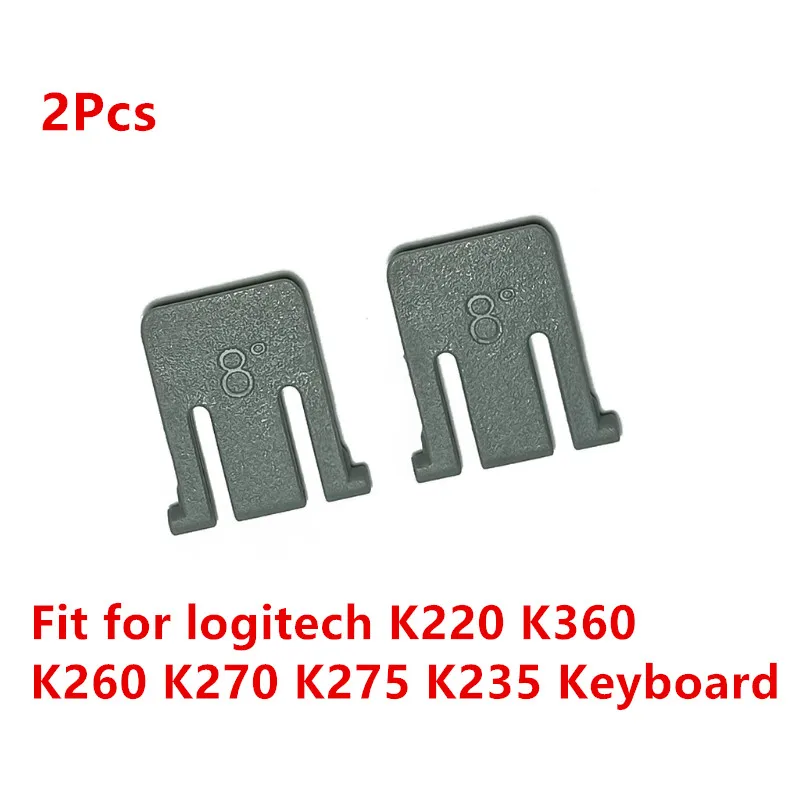 Piedini Sostitutivi Per Tastiera Logitech K300 / MK300 – Originali, Colore Nero