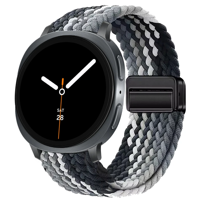 Braided Nylon Solo Loop Bracelet - Magnetic Sports Strap