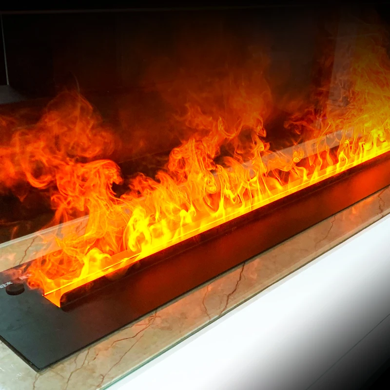 ホームスマート 3D 霧化暖炉 LED カラフルな炎 ECO 水蒸気屋内電気暖炉