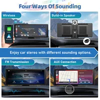 Portable Wireless Carplay Car Stereo, 10.26" inch HD Touchscreen for Car with CarPlay & Android Auto with Mirror Link/Backup Cam - Image 4