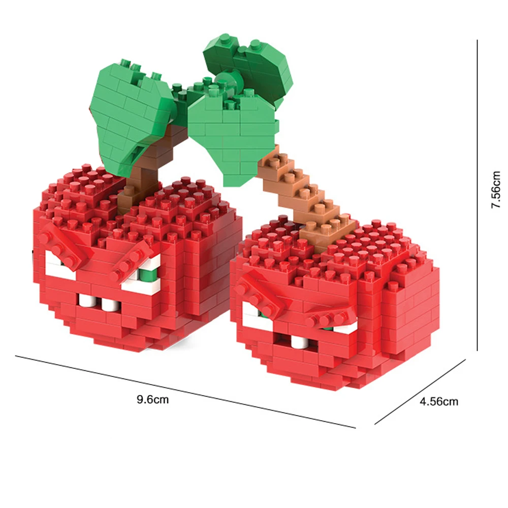 thumbnail image 1 of Bloques de construcción de Plants VS Zombies, minibloques de dibujos animados pequeños, lanzaguisantes, girasol, Chomper, modelo de acción para ensamblar, muñeco de juguete para niños, 1 of 5