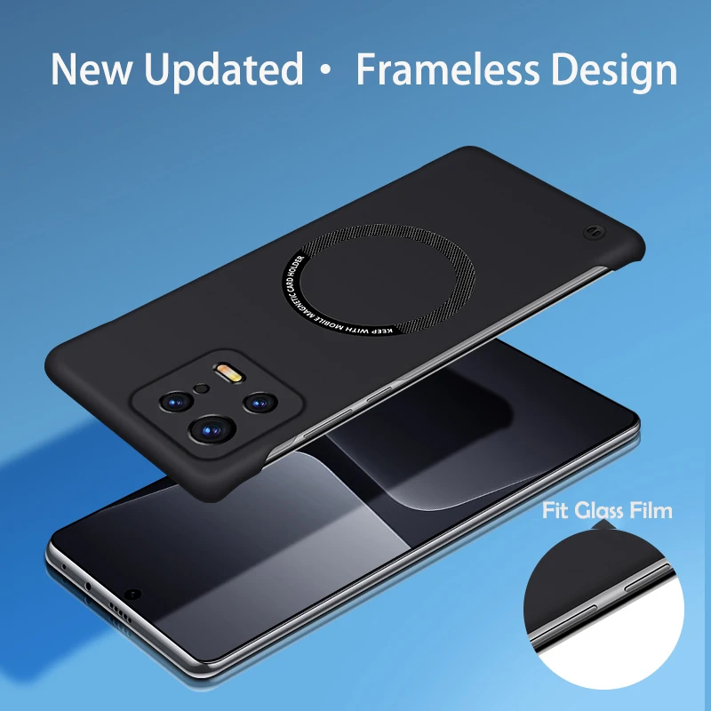 Ultra Thin Matte Frameless Magnetic Cooling Protective Case