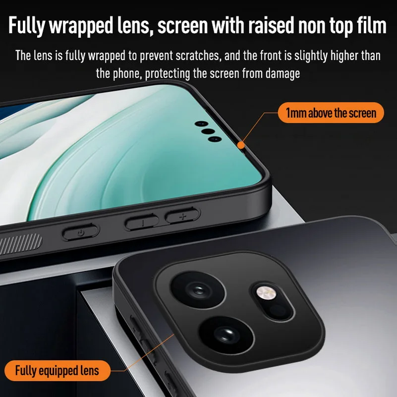 AG Matte Back Panel Metal Magnetic Holder Case - Sleek and Secure Design