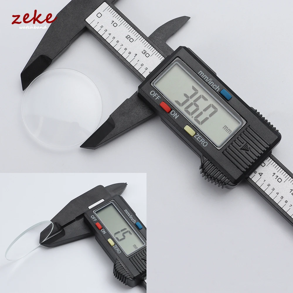 Premium Transparent Double-Domed Watch Crystal - Multiple Thickness & Diameter Options Available