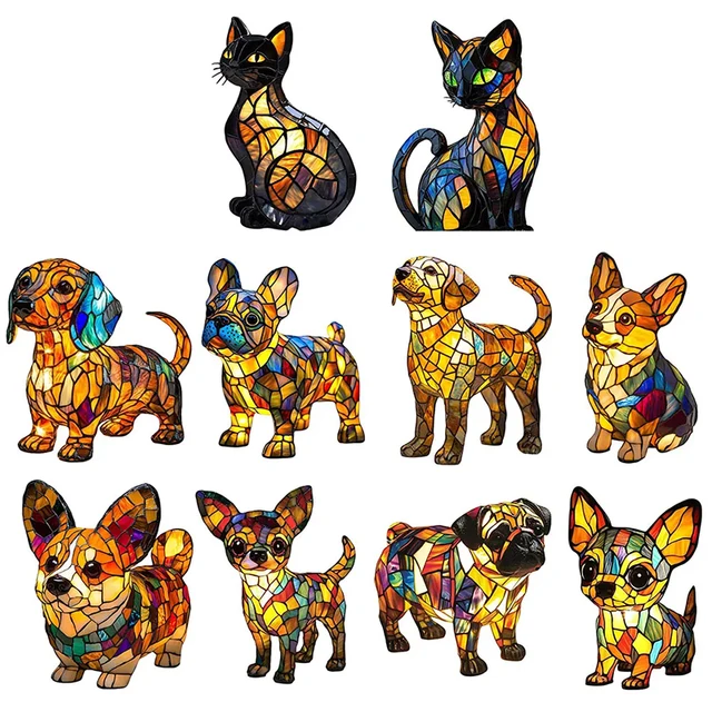 Nouveau Animal résine veilleuse LED lampe de chevet mignon lampe de chevet pour salon chambre veilleuse décoration de la maison cadeau 2025 6