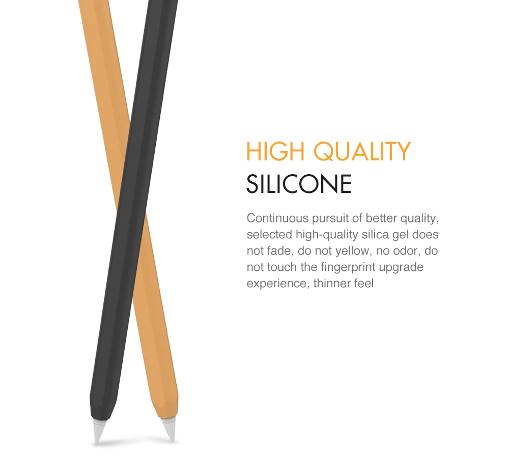 para lápis de maçã caso caixa de lápis para apple gen tablet portátil touch stylus pen pouch capa protetora de silicone macio