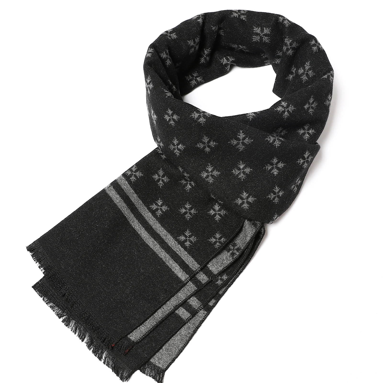 Fashion Pashmina Wraps Scarf Autumn Classic Plaid Beach Towel Winter Thick 180X33CM Scarves Men\'s Business Warm Cashmere Shawls