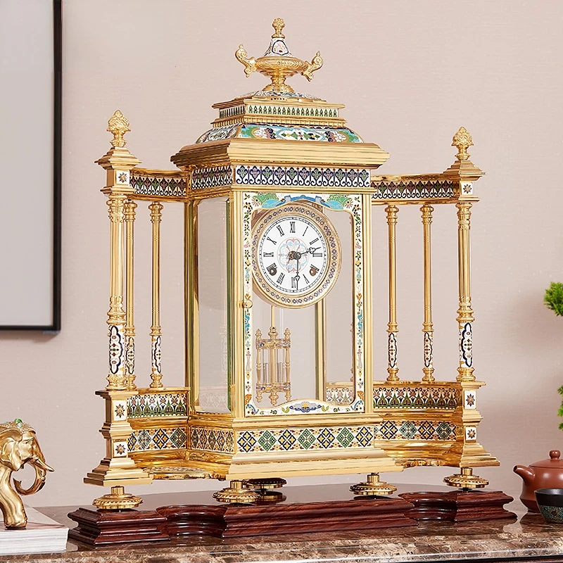 Europeantypemechanicalclockhouseholdoldfashionedclockworkclocklivingroomtabletop