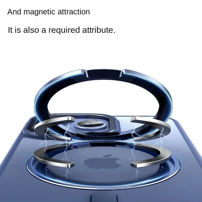 TORRAS Custodia Magnetica 360 Per IPhone 17 Pro Max, Adatta Per MagSafe, Protezione Di Grado Militare, Custodia Sottile Per IPhone 17 Pro Max 6,9" 2025, Rosa Trasparente, Ostand O3 Fitness Series - Foto 2