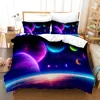 Space Galaxy Bedding Set Bedspread Single Twin Full Queen King Size Sky Milky Way Planet Bed Set Aldult Kid Duvetcover 06 3