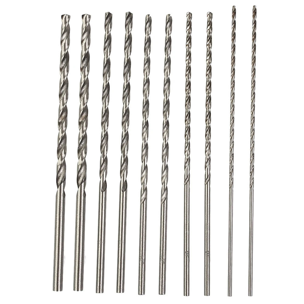 

5/10Pcs 150mm TwistDrill Bits Set Extra Long HSS High Speed Steel Drill Bit Hole Saw Cutter For Wood Plastic Metal Alloy 2-5mm