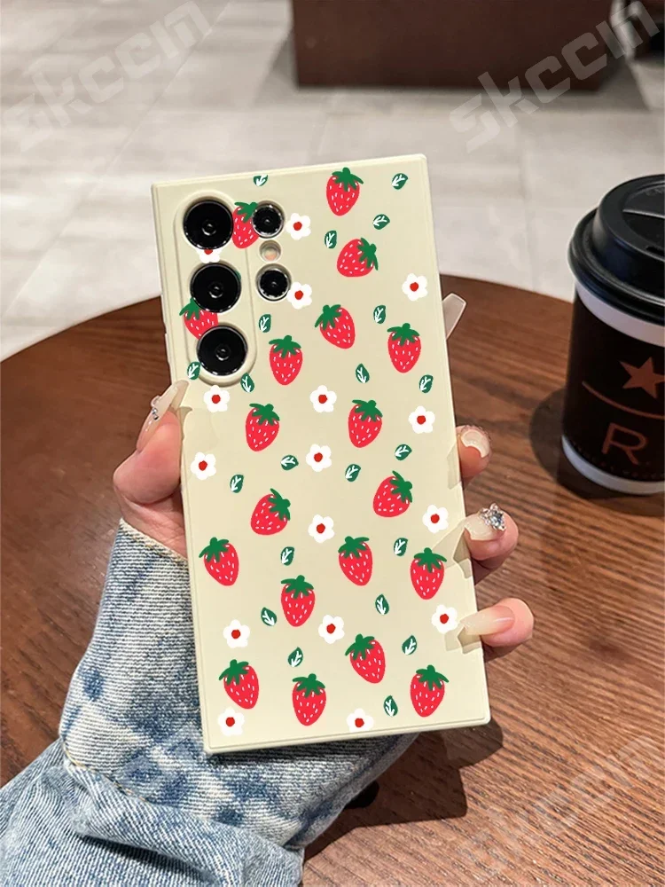Strawberry Pattern Phone Case Cover