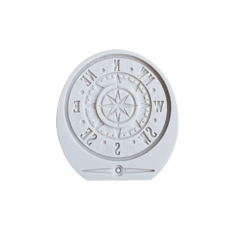 Werpower Gears Teeth Steampunk Cake Molds,Silicone Fondant Molds For Travel Themed Copmpass Wedding Cake Decoration,Candy Sugarcraf - Foto 5