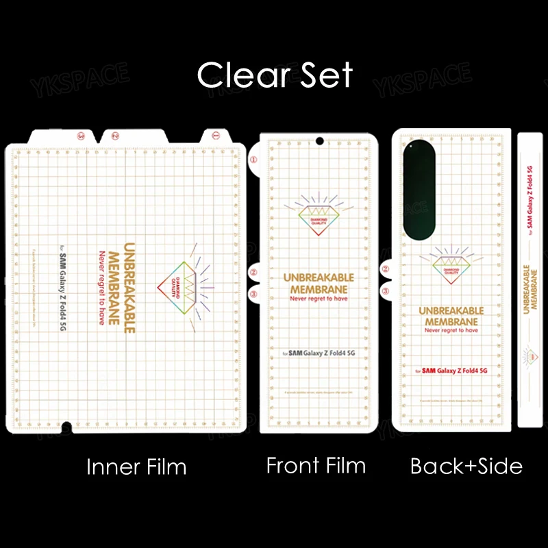 Set trasparente (4 in 1)